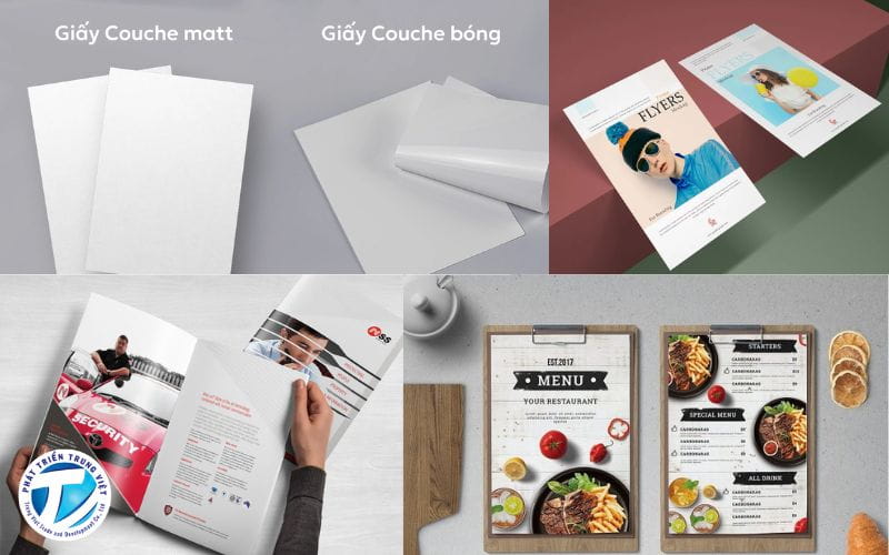 Giấy Couche được ứng dụng phổ biến trong in ấn